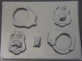 122x Boob and Penis Patrol Handcuffs Chocolate Candy Mold